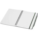 Thalaasa A5 Hardcover Notizbuch mit Kugelschreiber (schwarze Mine) Mintgrün