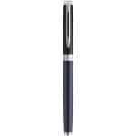 Hemisphere colour blocking fountain pen with palladium trim (blue ink), blue Blue,black