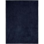 Bay Plaid-Decke aus extraweichem Coral-Fleece Dunkelblau