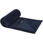 Lily GRS certified RPET coral fleece blanket Dark blue