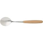 Root 5-piece stainless steel and beech wood cutlery set Nature