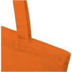 Madras 140 g/m² cotton tote bag 7L Orange