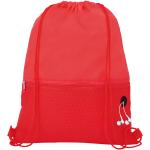 Oriole mesh drawstring bag 5L Red