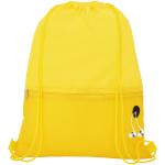 Oriole mesh drawstring bag 5L Yellow