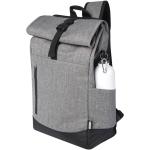 Libra 15.6" GRS recycled roll-up laptop backpack 12L Graphite