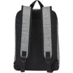 Reclaim 15" GRS recycled two-tone laptop backpack 14L Black/gray