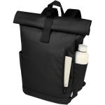Byron 15.6" GRS RPET roll-top backpack 18L Black