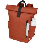 Byron 15,6" GRS RPET Roll-Top Rucksack 18 L Ziegelstein