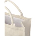 Page 500 g/m² Aware™ recycled book tote bag Oatmeal
