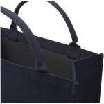 Page 500 g/m² Aware™ recycled book tote bag Navy