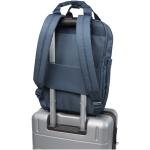 Trip 14” Aware™ recycled travel laptop backpack 9L Light blue/blue pusher