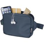 Trip Aware™ recycled travel crossbody bag 1L Light blue/blue pusher