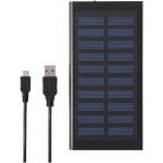 Stellar 8000 mAh solar power bank Black