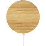 Atra 10W bamboo magnetic wireless charging pad Fawn
