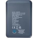 Asama 5000 mAh Type-C recycled plastic power bank Blue