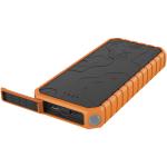 Xtorm XR202 Xtreme 35 W 20.000 mAh QC3.0 wasserdichte, robuste Powerbank mit Taschenlampe Schwarz/gold