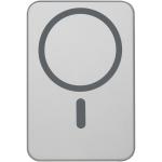 Avis 5000 mAh RCS recycled aluminium magnetic power bank Silver