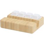 Algol Smartphonehalterung  aus recyceltem Kunststoff mit Fidget-Toy mit Bambusdetails Holz