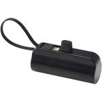 Alnair 10 W 5000 mAh Typ C Powerbank aus recyceltem Kunststoff mit integriertem Klappständer und 2 in 1 Kabel Schwarz