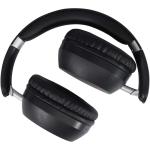 Hoggar recycled plastic over-ear foldeable ANC and ENC headphones Black