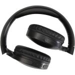 Ancha recycled plastic over-ear wireless Bluetooth headset Black