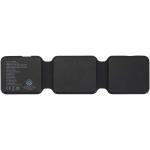 Armus 15 W 3-in-1 zusammenklappbares kabelloses Ladegerät aus recyceltem Kunststoff Schwarz