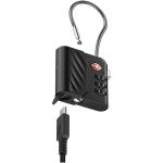 Xtorm Lock Tag TSA Zahlenschloss mit Standort Tracker Schwarz