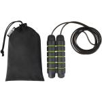 Austin soft skipping rope in recycled PET pouch Apple green