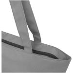 Panama GRS recycled zippered tote bag 20L Convoy grey