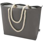 Panama GRS recycled beach cooler tote bag with cord handles 23L Convoy grey