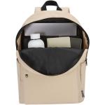 Byron 14" GRS recycled city laptop backpack 16L Oatmeal