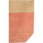 Rhythm straw paper tote bag 10L Brick