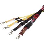 Balta Sublimation Lanyard mit Schnapp- und Sicherheitsverschluss, schwarz/weiss Schwarz/weiss | 10mm