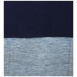 Lara sublimation multi-scarf with fleece layer and hems Navy