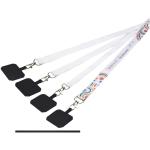 Addie Sublimation Lanyard mit Telefonhalterung und Sicherheitsverschluss, schwarz/weiss Schwarz/weiss | 10mm