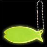 RFX™ H-12 fish reflective PVC hanger Neon yellow