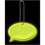 RFX™ H-12 bubble reflective PVC hanger Neon yellow