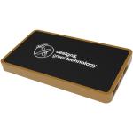 SCX.design P35 5.000 mAh Powerbank aus Holz mit Leuchtlogo Bambus