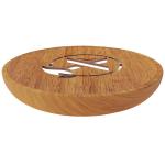 SCX.design W23 10W wireless charging pad with light-up logo Timber