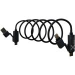 SCX.design C59 100W magnetic silicone charging cable Black