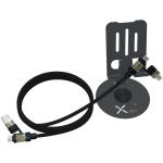 SCX.design O34 360° Smartphonehalterung mit 240W 4 in 1 Ladekabel Silbergrau