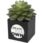 Hey Pots Blumentopf aus Aluminium, Sukkulente Schwarz