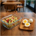 Citizen Green Purlunch 1000 ml Lunchbox aus Borosilikatglas Transparent