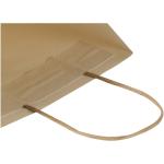Landwirtschaftliche Altpapiertasche, 150 g/m², mit gedrehten Tragegriffen – 18 x 9 x 23 cm Weiß