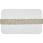 MIYO Renew single layer lunch box, ivory white Ivory white, pebble gray