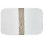 MIYO Renew double layer lunch box, ivory white Ivory white, pebble gray