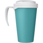 Americano® Grande 350 ml mug with spill-proof lid Aquamarin blue