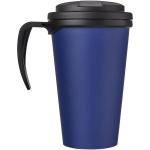 Americano® Grande 350 ml mug with spill-proof lid, blue Blue,black