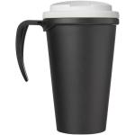 Americano® Grande 350 ml mug with spill-proof lid Black/white