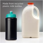 Baseline 500 ml recycled sport bottle Black/indyblue